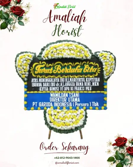 Papan Bunga Duka Brobot